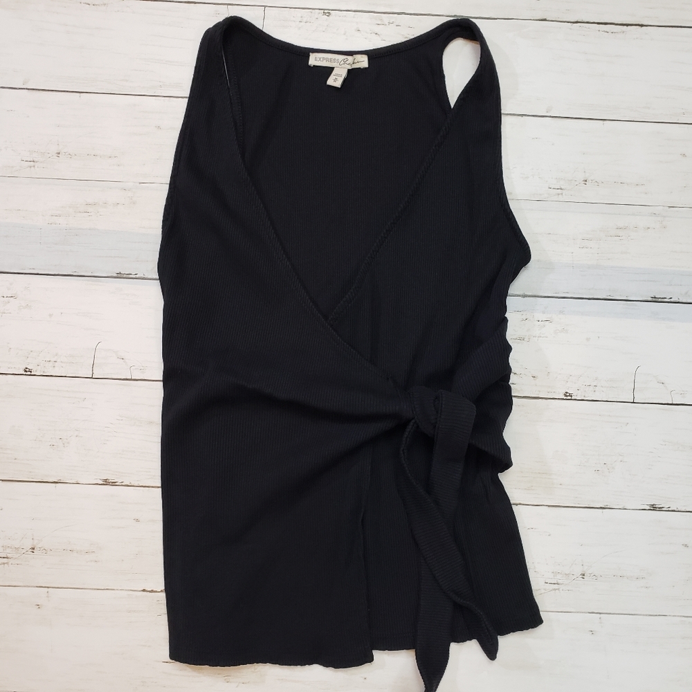 Express Side Tie Tank Top Size Medium